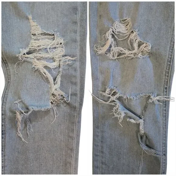 Rag and Bone Dre Capri Distressed Size 24 - Picture 4 of 7